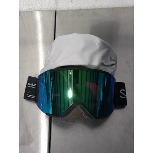 Used Smith Squad MAG Snow Goggles Black/ChromaPop Everyday Green Mirror