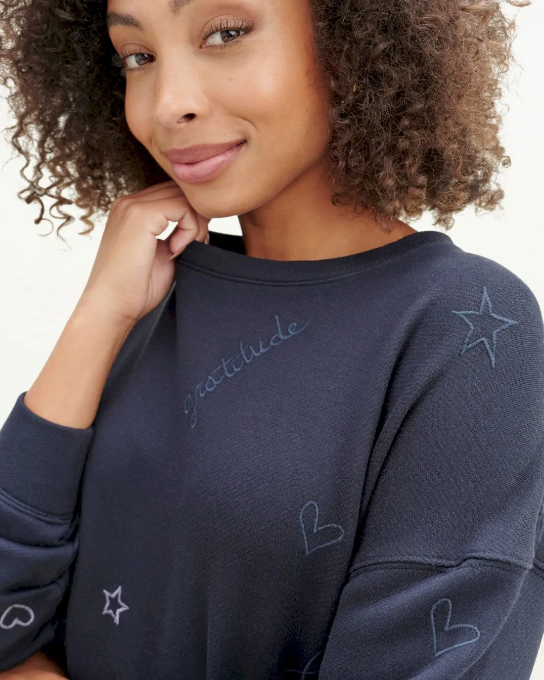 Virtue Embroidered Pullover