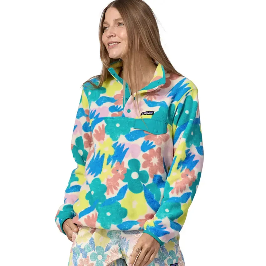 Women's LW Synchilla Snap-T Fleece Pullover - Channeling Spring: Natural