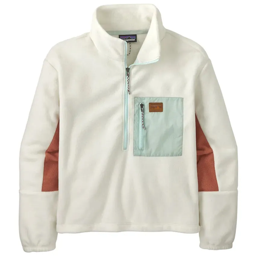 Women's Microdini 1/2 Zip Pullover - Birch White